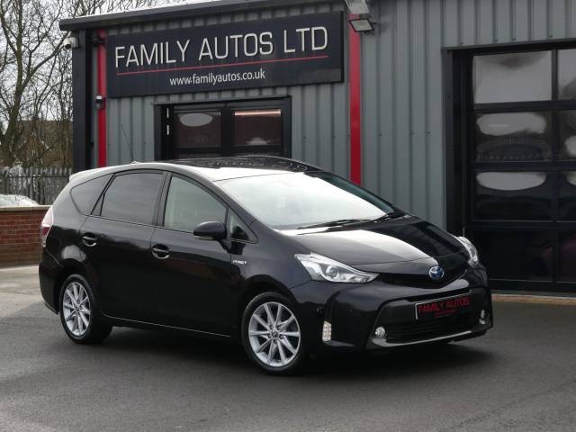 Toyota Prius 1.8 VVTi Excel TSS 5dr CVT Auto MPV Petrol/Electric Hybrid BLACK